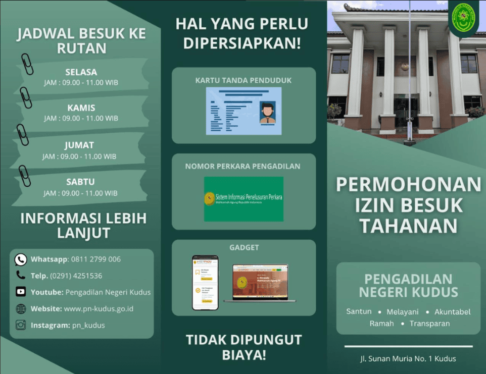 Brosur Izin Besuk Halaman 1