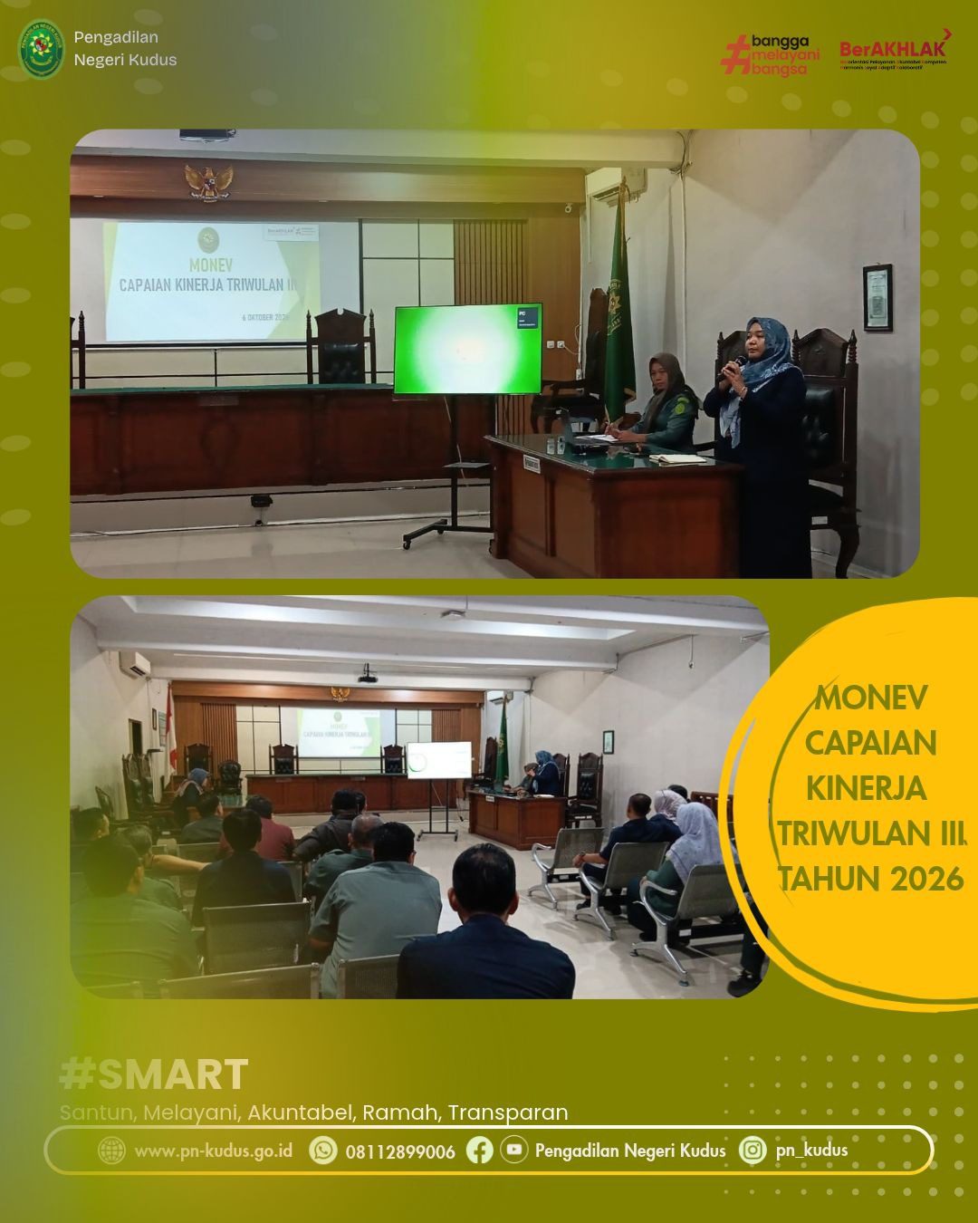 Monev Capaian Kinerja Triwulan III Tahun 2026