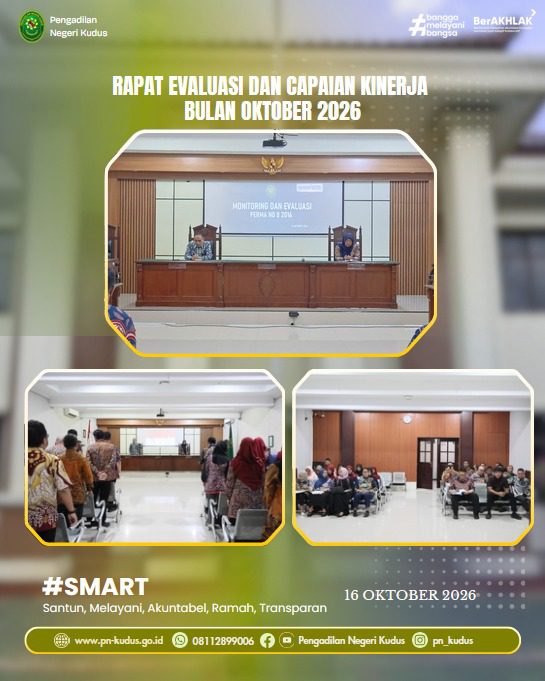 Rapat Evaluasi dan Capaian Kinerja Bulan Oktober 2026